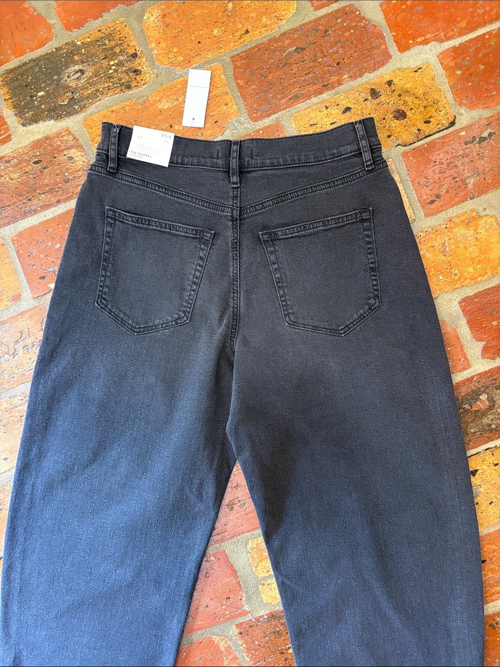 Loft NWT High Rise Barrel Jeans size 27/4 - Picture 8 of 13